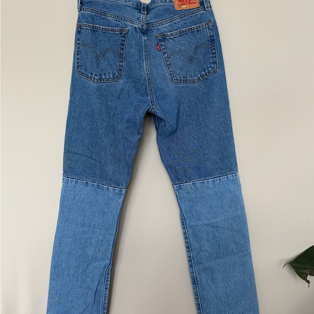 Levi’s 501 150th Anniversary Jeans Two Tone Patch Panel Button Fly W27 L30